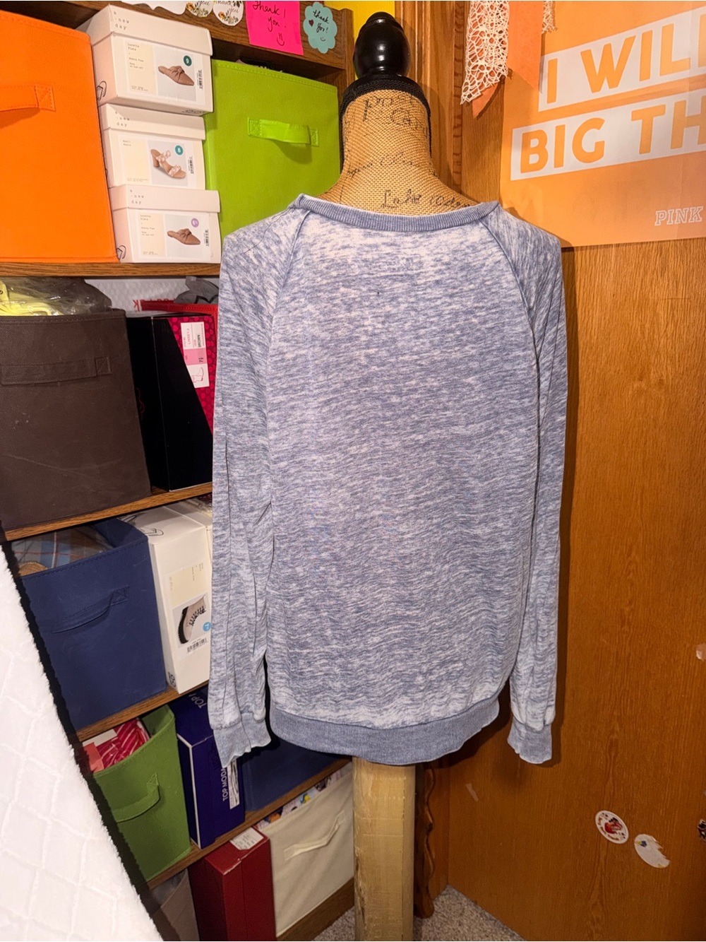 Blue Graphic Adventure Crewneck Sweatshirt - Women's Sweater - Picture 5 of 8